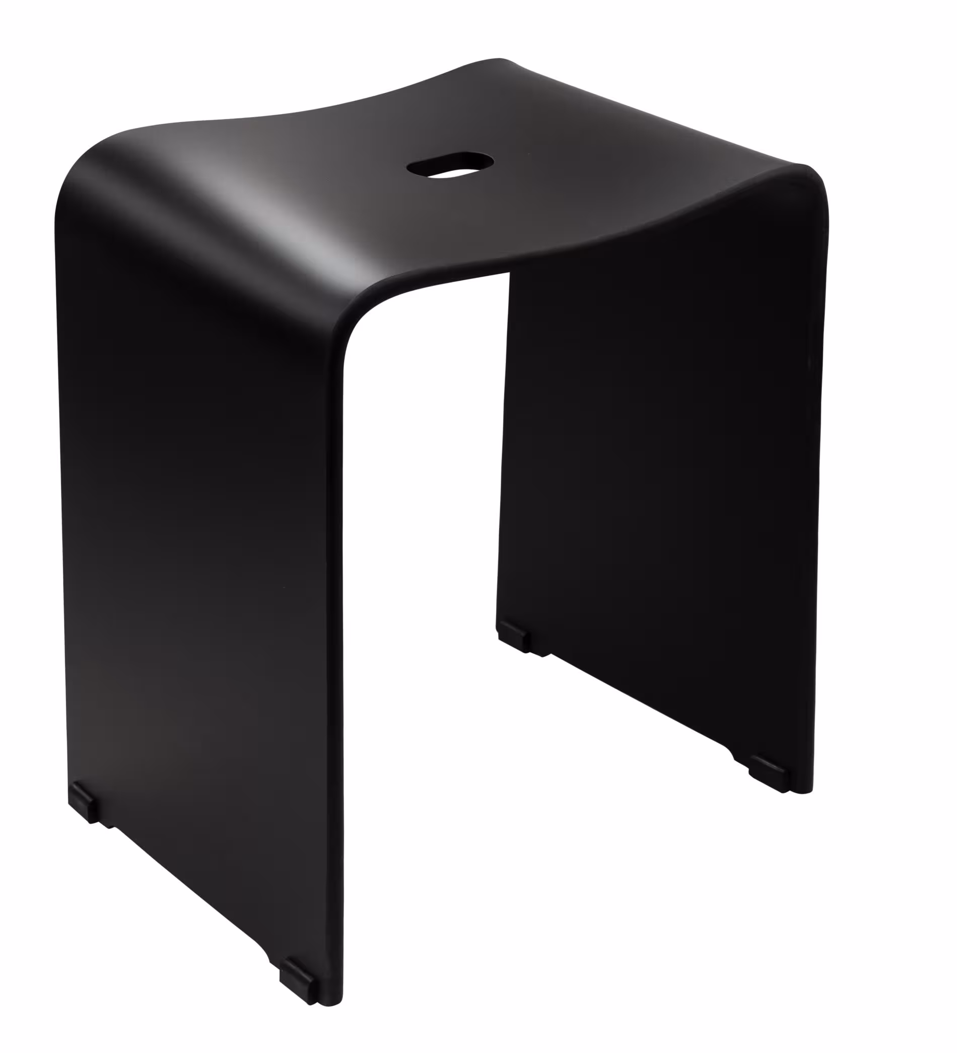 Bad-Hocker Trendy, schwarz matt, Acryl aus der Kategorie Hocker, Stühle, Schemel mit der Artikelnummer A211110