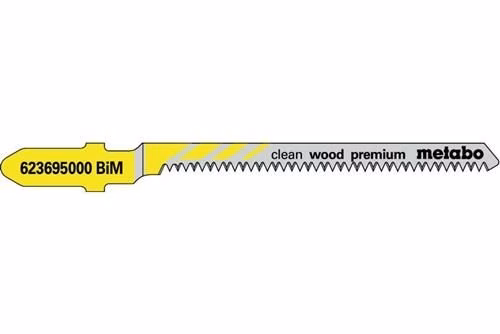 Stichsägeblätter clean wood premium Nutzlänge 57 mm Zahnteilung 1,4 mm Bimetall METABO von der Marke Metabo Stichsägeblätter 5 Stück METABO aus der Kategorie Stichsägeblatt mit der Teilenummer 8000066700