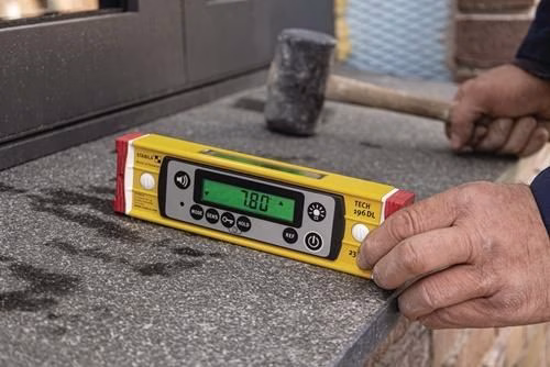 Elektronikwasserwaage TECH 196 DL 23cm Alu gelb ± 0,5 mm/m ± 0,5 mm/m STABILA
