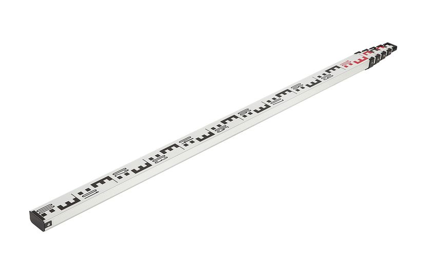 Teleskop-Nivellierlatte TS5 für alle Rotationslaser und Nivelliergeräte