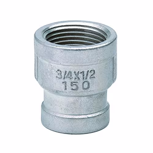 Edelstahl Reduzier-Muffe innen/innen Nr. 240 1 x 3/4 Zoll (AISI 316) / PN16 von der Marke Atusa Atusa Edelstahl Reduzier-Muffe IG-IG Nr. 240 (AISI 316) / PN16 Typ Größe: 1 x 3/4 Zoll aus der Kategorie Edelstahl Gewindefittings mit der Artikelnr. I240L054