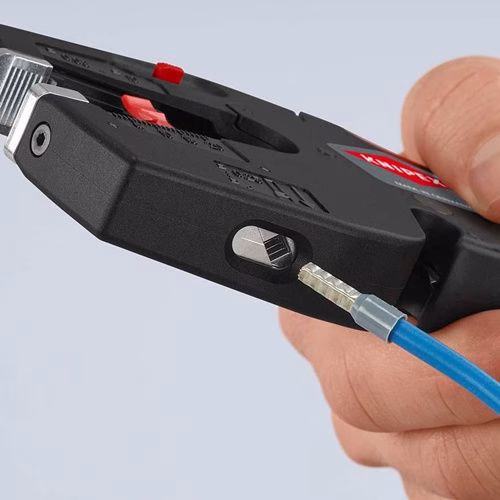 Abisolier- und Crimpzange Länge 190 mm 0,03 - 10 mm² (AWG 32 - 8) KNIPEX