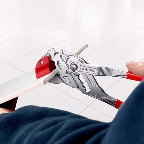 Detailbild 4081329 Fliesenlochzange Länge 250 mm CV-Stahl Griff Kunststoff-Überzug KNIPEX