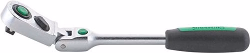 Clé à cliquet articulée 416QR 1/4″, 80 dents, longueur 170 mm, poignée bi-matière, de la marque Stahlwille Cliquet articulé 416QR 1/4″, 80 dents, longueur 170 mm, poignée bi-matière, STAHLWILLE, de la catégorie des clés à douille 1/4″, référence 4000821673
