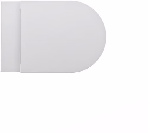 Laufen Wand-WC KARTELL spülrandlos, Tiefspüler weiß