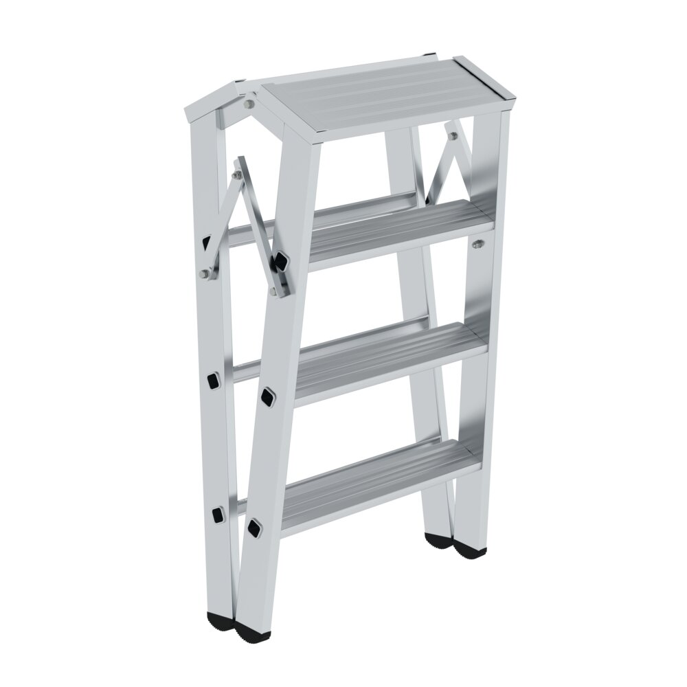 Produktbild (Abb. Ähnlich) 3812433 Munk Klapppodest beidseitig begehbar 2x4 Stufen