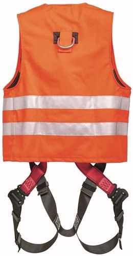 Warnweste MAS 40 Quick EN 361 EN 20471 2-Punkt Weste orange für Größe 44-54 MAS