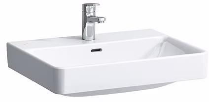 Aufsatzwaschtisch LAUFEN PRO S 600 x 465 mm mit Überlauf, 1 Hahnloch-Ausführung weiß LAUFEN