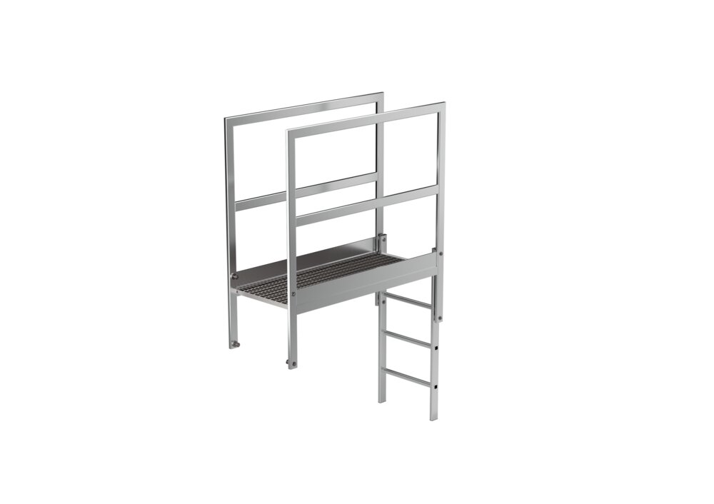 Munk Attika-Überstieg Alu-blank Sonderlänge aus der Kategorie Überstiege mit der Artikelnr. 062184