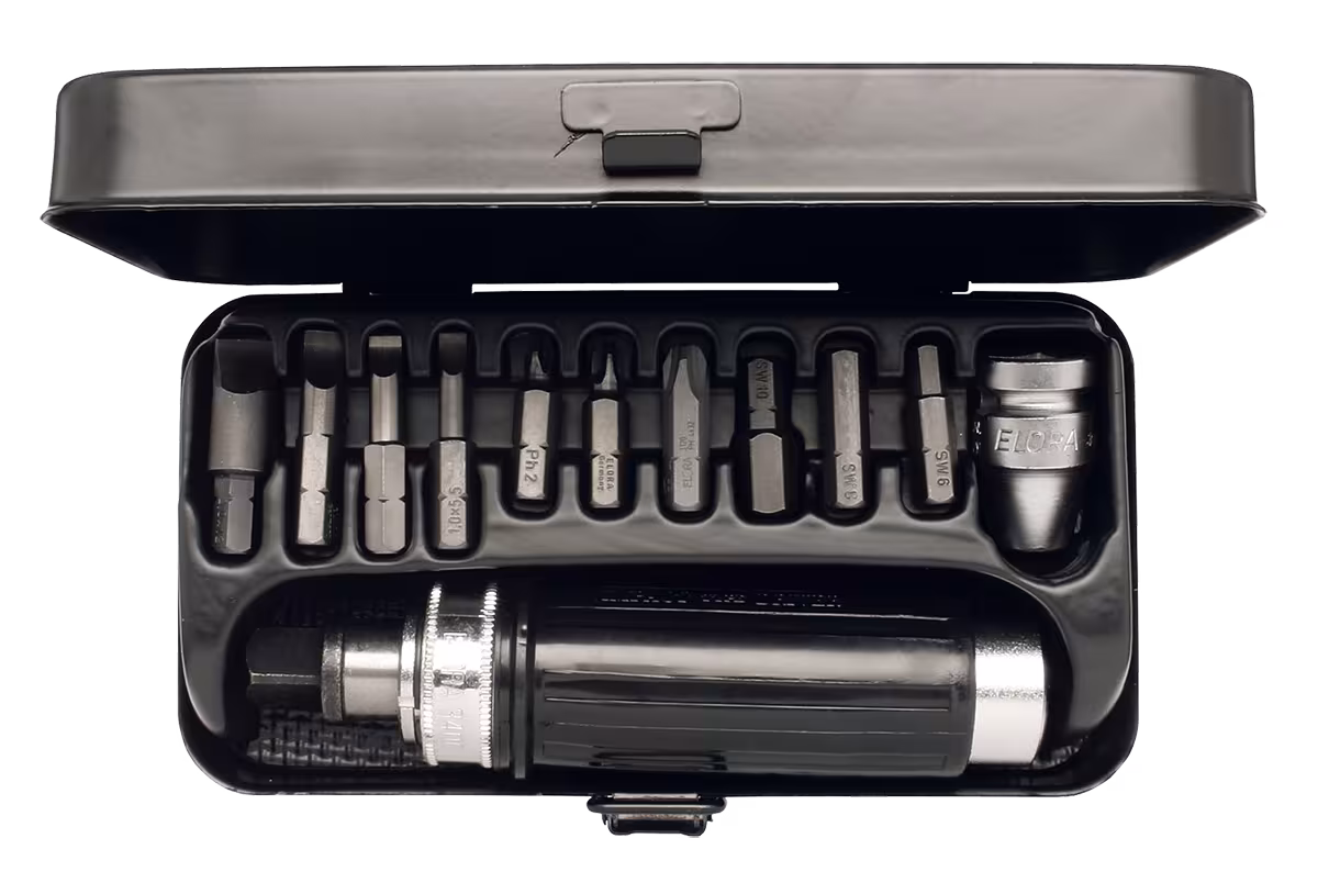 Schlag-Schraubenlöser-Satz, 12-teilig, ELORA-3401-S12 aus der Kategorie Kraftschrauber-Bits, Schraubendr. + Verbindungsst. mit der Artikelnr. 3401500120000