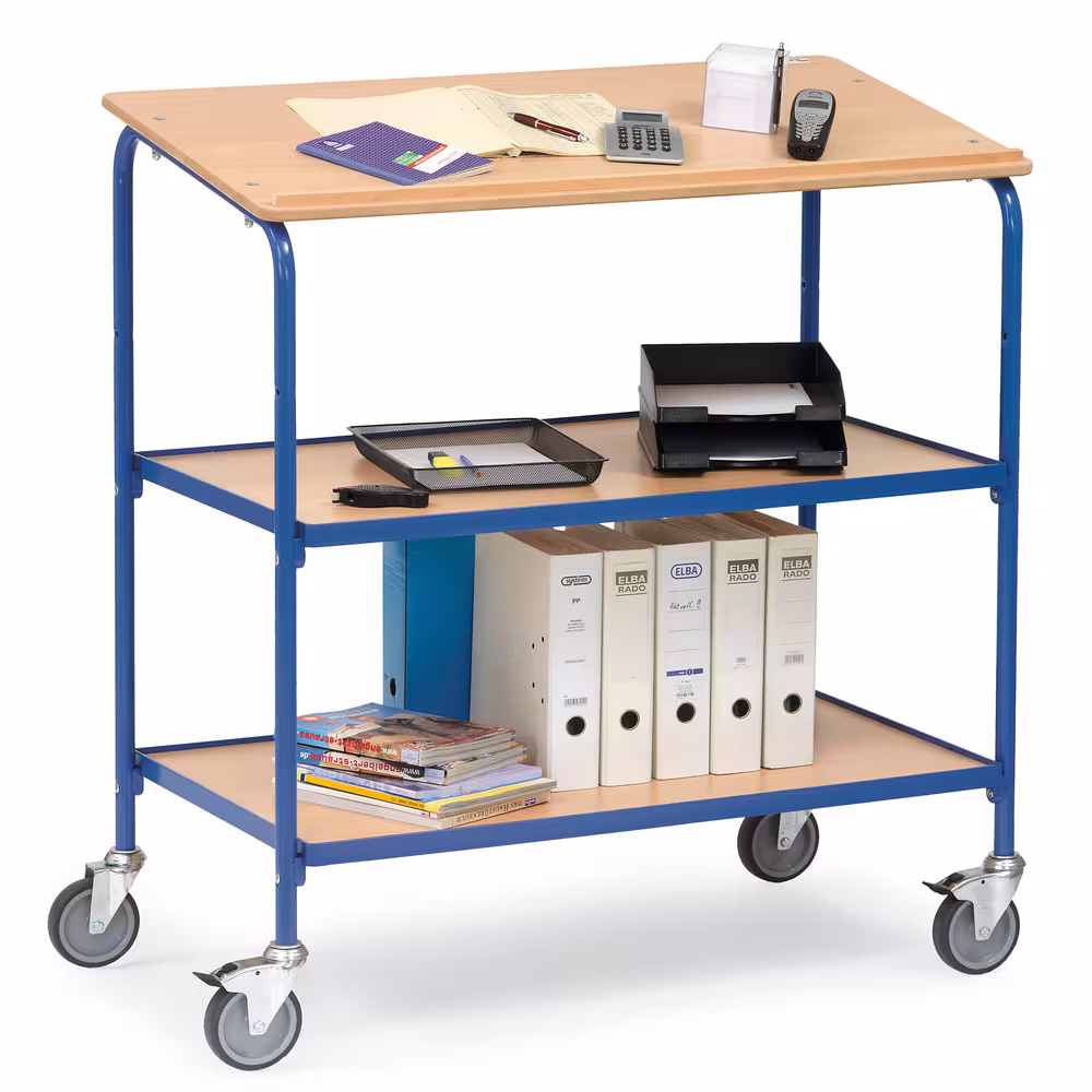 Rollpult 5837 aus Stahlrohr und Profilstahl geschweißt, Schraubkonstruktion, pulverbeschichtet, blau RAL 5007 mit der Artikelnr. 5837 Rollpult 5837 aus Stahlrohr und Profilstahl geschweißt, Schraubkonstruktion, pulverbeschichtet, blau RAL 5007 von Fetra aus der Kategorie Transportsysteme