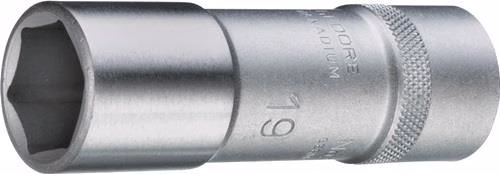 Insert de clé à douille 19 L 1/2 pouce 6 pans SW 10 mm longueur 77 mm GEDORE par Gedore Insert de clé à douille GEDORE 19L 1/2 pouce à 6 pans, de la catégorie des clés à douille 1/2", numéro d'article 4000821200