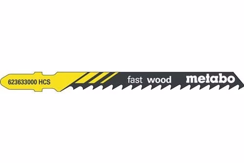 Stichsägeblätter fast wood Nutzlänge 74 mm Zahnteilung 4 mm HCS geschliffen geschränkt 3 Stück von der Marke Metabo Stichsägeblätter professional METABO aus der Kategorie Stichsägeblatt mit der Teilenummer 8000066720