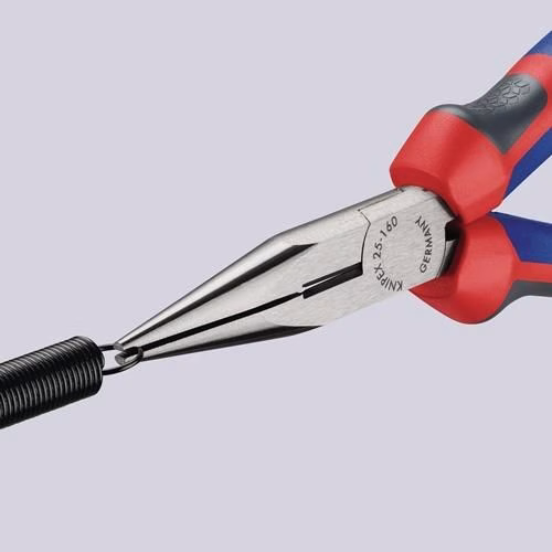 Detailbild 4078685 Flachrundzange Länge 160mm flach/rund gerade poliert Comfort-Griff KNIPEX