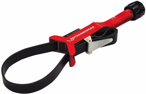 Gurtrohrzange EASYGRIP Rohr-Ø max. 160 mm ROTHENBERGER aus der Kategorie Wasserpumpen- und Rohrzangen mit der Teilenummer 4000781331