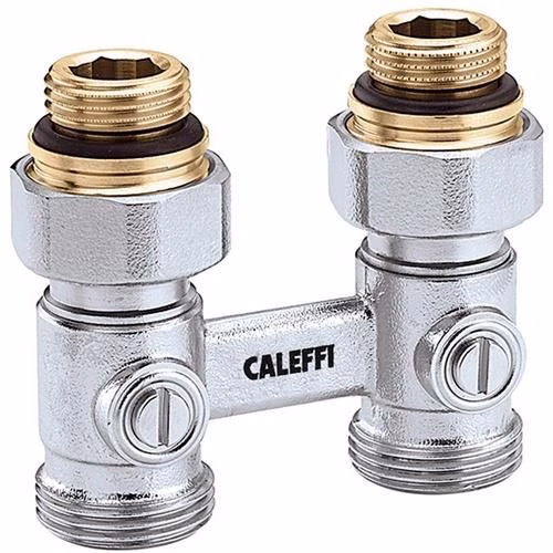 Zweirohr Hahnblock 301 1/2Z AG Durchgangsform CALEFFI aus der Kategorie Hahnblock mit der Teilenummer 8003659632