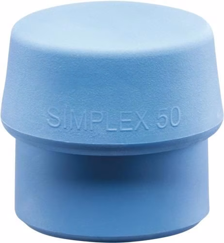 Tête de marteau à face souple SIMPLEX, diamètre de la tête 30 mm, TPE bleu souple, souple, marque HALDER Tête de marteau à face souple SIMPLEX TPE-soft blue HALDER de la catégorie Marteaux, référence 4000811732