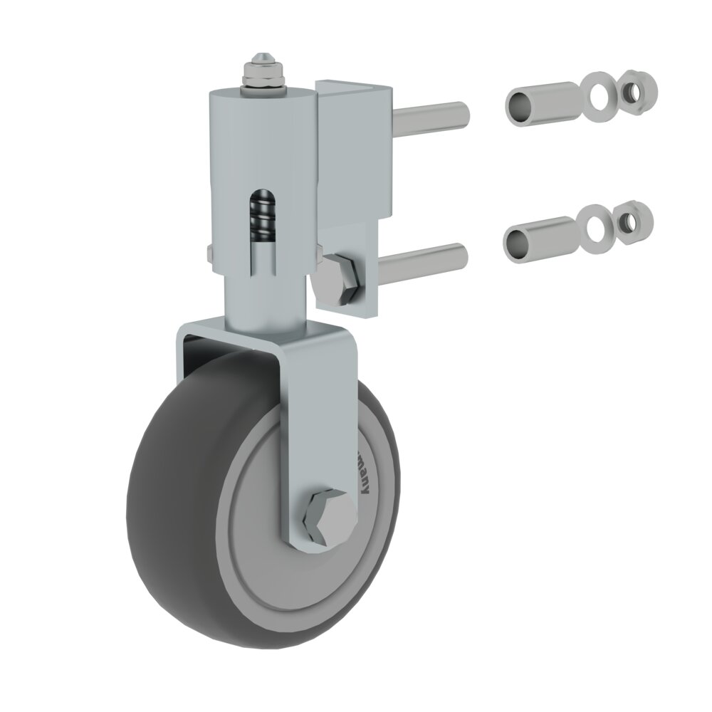 Munk Federrolle für Regalleiter komplett montagefertig links von Günzburger Steigtechnik Munk Federrolle für Regalleiter komplett montagefertig aus der Kategorie Regalleitern mit der Artikelnr. 019782, Maschine, Rad, Rauchrohr