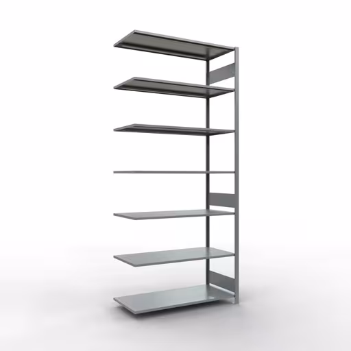 Anbauregal, Fachbodenregal Stecksystem MULTIplus150, 3000 x 1300 x 600 mm (HxBxT), 7 Fachböden, Längenriegel, verzinkt von der Marke Schulte Lagertechnik Anbauregal, Fachbodenregal Stecksystem MULTIplus150, 3000 x 1300 x 600 mm (HxBxT), 7 Fachböden, Längenriegel, verzinkt aus der Kategorie Anbauregal mit der Artikelnummer 12767-130-LR