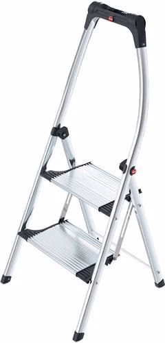 Klapptritt K100 Stufen einschl. Plattform 2 Plattformhöhe 490 mm Aluminium mit Anti-Rutsch-Riffelung HAILO von der Marke Hailo Klapptritt K100 Aluminium mit Anti-Rutsch-Riffelung HAILO aus der Kategorie Tritte mit der Teilenummer 9000463096