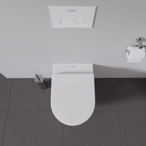 Detailbild 4002829 WC-Sitz mit SoftClose Scharniere Edelstahl, weiß Duravit