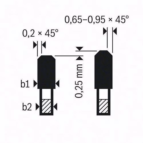Piktogramm 4012983 Kreissägeblatt Außendurchmesser 235 mm Zähne 50 MTCG Bohrung 30 mm Schnittbreite 2,2 mm Hartmetall BOSCH