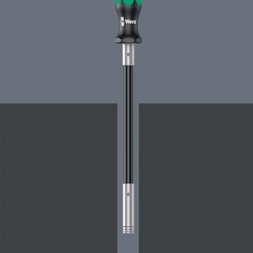Bithandhalter 393 S 1/4 ″ mit Magnet Klingenlänge 173,5 mm Klinge flexibel 3-Komponentengriff WERA