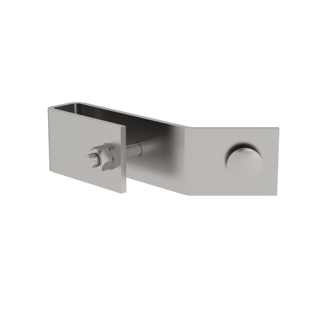 Munk Schienenbefestigung für Leiterholm 50x20 mm Edelstahl von Günzburger Steigtechnik Munk Schienenbefestigung für Leiterholm Edelstahl aus der Kategorie Spezialleitern, Berufsspezifische Produkte mit der Artikelnr. 077567, Klammer