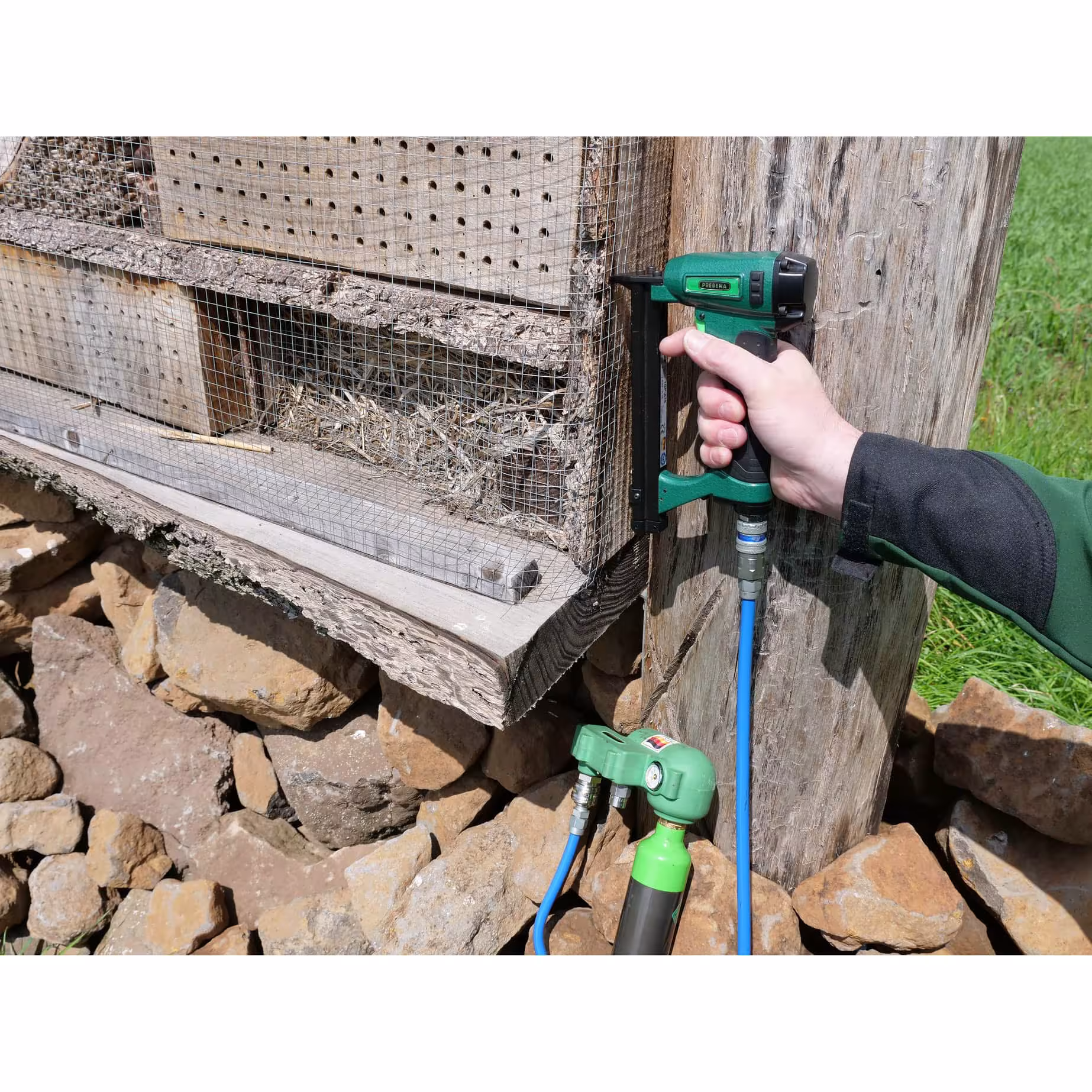 Druckluftnagler für Heftklammern von 4-16 mm 1GP-D16 mit der Artikelnr. 1GP-D16 Druckluftnagler für Heftklammern von 4-16 mm 1GP-D16 von Prebena aus der Kategorie Werkstattausstattung