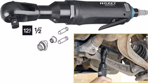 Druckluft-Ratschenschrauber 9022SR-1 12,5 mm (1/2 Zoll) Außenvierkant 102 Nm HAZET von der Marke Hazet Druckluft-Ratschenschrauber 9022SR-1 12,5 mm (1/2 Zoll) Außenvierkant 102 Nm HAZET aus der Kategorie Druckluftschrauber mit der Teilenummer 4000898929