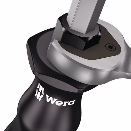Tournevis 918 SPZ PZD 1, longueur de lame 80 mm, manche en acier 2K, lame/base en acier 6KT, capuchon de frappe WERA