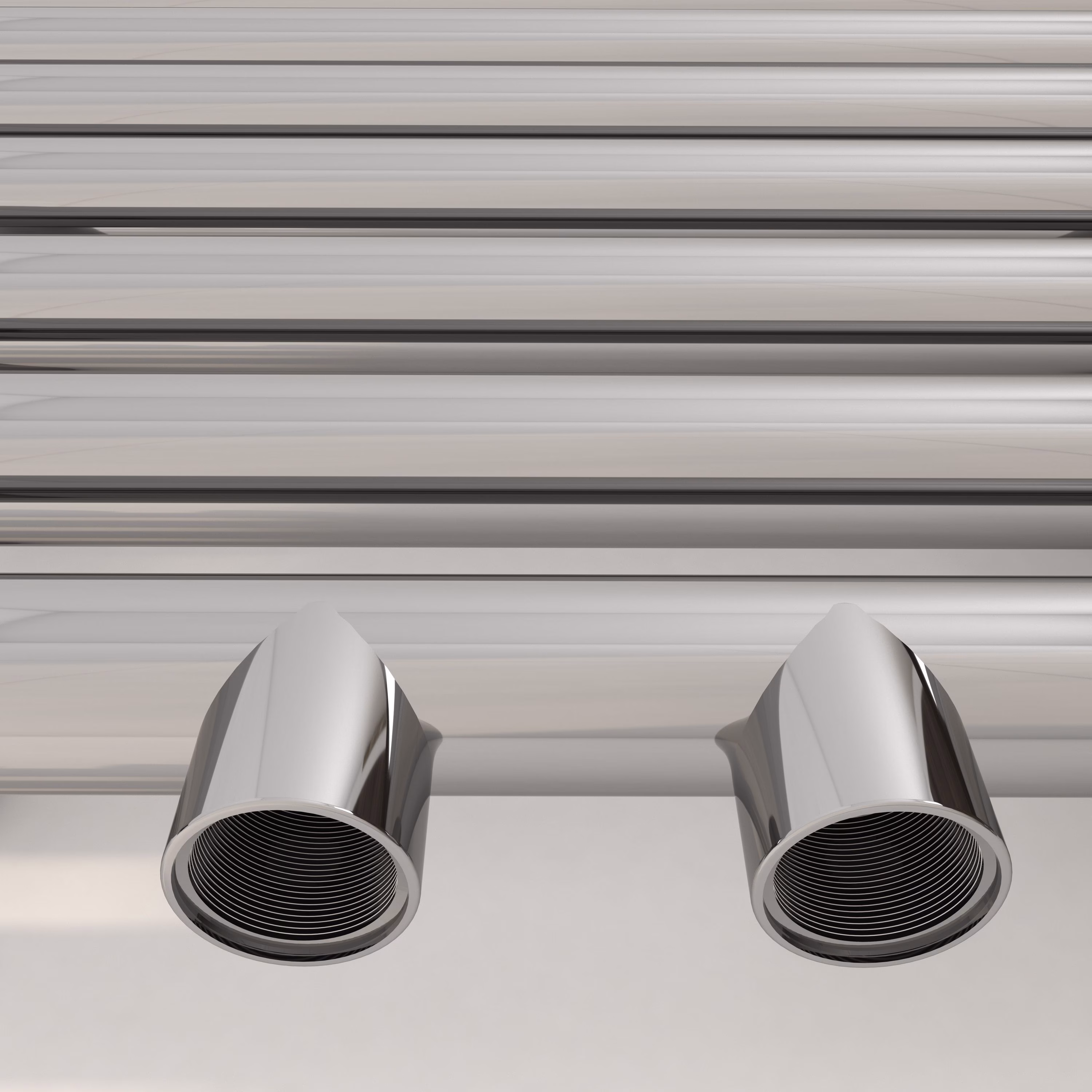 Zusatzbild 3841046 MERT Comfort Badheizkörper Chrom gerade, 300x600mm, Mittelanschluss