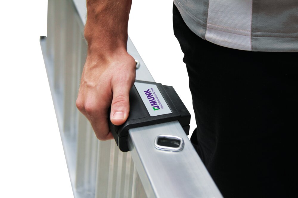 Produktbild Detailansicht 2178563 Munk Stufen-Anlegeleiter mit Standard-Traverse 12 Stufen