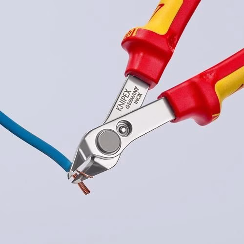 Elektronikseitenschneider Electronic Super-Knips Länge 125mm Form 0 Facette nein VDE KNIPEX