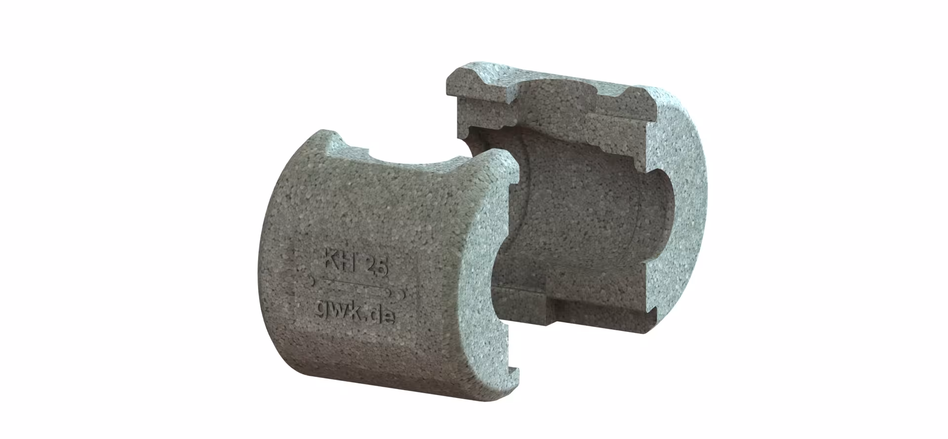 GWK EPP-Box Serie KH silbergrau für Kugelhahn mit T-Griff mit IG Typ Größe: DN15 aus der Kategorie Armaturen-Isolierung mit der Artikelnr. 5231015002