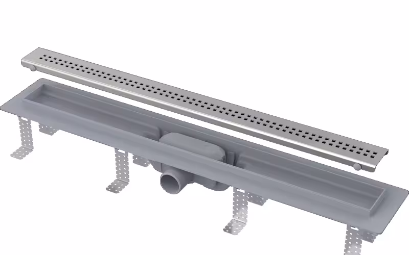 Bodenablaufrinne Duschrinne "No.9" Duschablauf inkl. Edelstahlrost Rostlänge 950mm von der Marke HoWaTech Duschrinnen mit Edelstahlrost No.9 Typ Rostlänge: 950mm aus der Kategorie Duschrinnen mit der Artikelnr. PP995