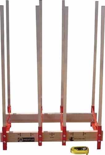 Sägebock Holzmichel Breite 820xHöhe 1130xTiefe 465mm Alu/Holz NESTLE aus der Kategorie Arbeitsböcke mit der Teilenummer 4000815589