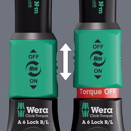 Detailbild 3996995 Chiave dinamometrica WERA Click-Torque Lock A 6 R/L da 1/4 di pollice, 2,5-25 Nm