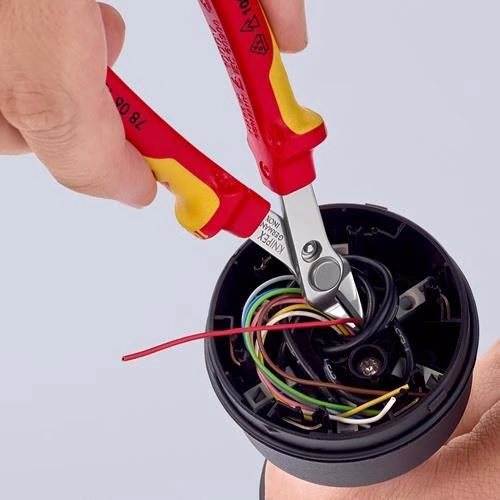 Detailbild 4072688 Elektronikseitenschneider Electronic Super-Knips Länge 125mm Form 0 Facette nein VDE KNIPEX