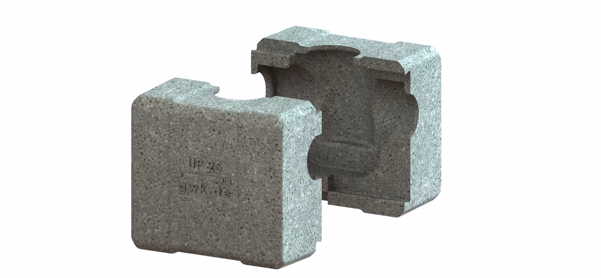 GWK EPP-Box Serie UP silbergrau für Unterputzventil Typ Größe: DN15 aus der Kategorie Armaturen-Isolierung mit der Artikelnr. 5251015002