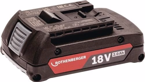 AMP 18V 2.0Ah Li-Power accu ROTHENBERGER van het merk Rothenberger De Rothenberger CAS 18 en AMP 18 accu's uit de categorie Accu's en opladers voor apparaten op batterijen met artikelnummer 8002981911.