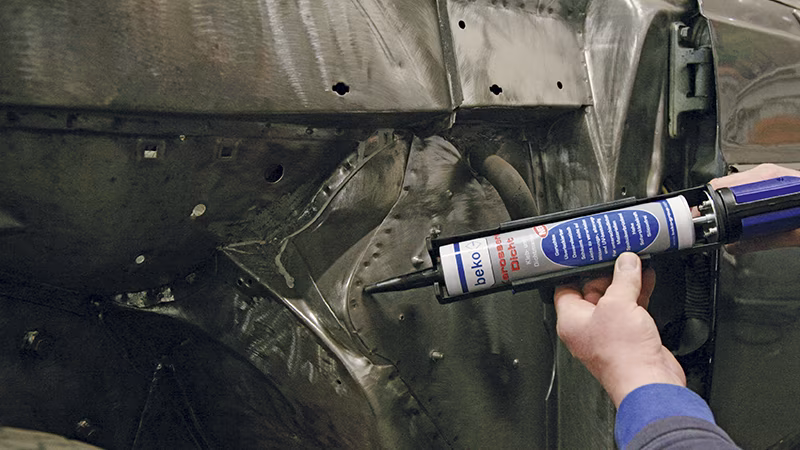 Karosserie-Dicht 310 ml WEISS Kleb-/Dichtmasse Antriebswelle, Maschine, Person