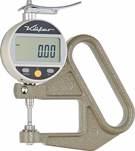 Jauge d'épaisseur JD 50, plage de mesure 12,5 mm, précision 0,01 mm, numérique, plate, 10″ = cmm, Beetle, de la catégorie « autres instruments de mesure manuels », référence 4000851578