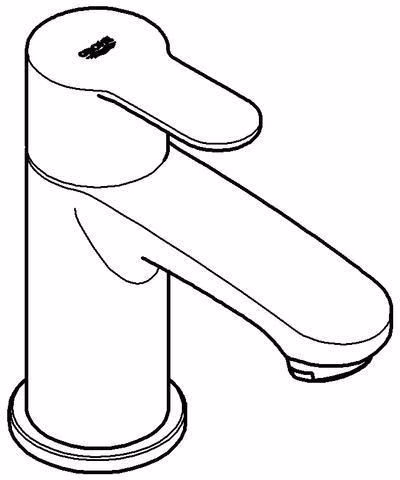 GROHE Standventil Eurostyle C 23039_2 XS-Size chrom