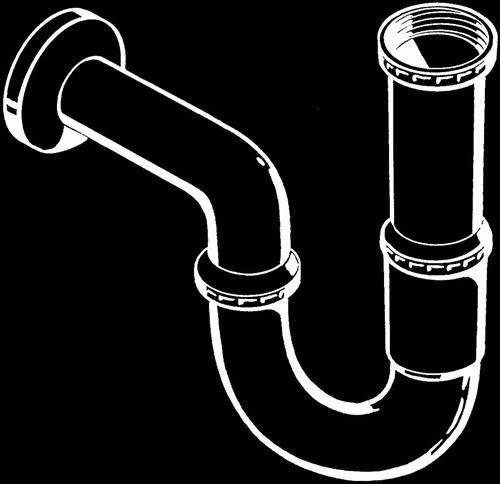 Röhrensiphon hansgrohe chrom HANSGROHE