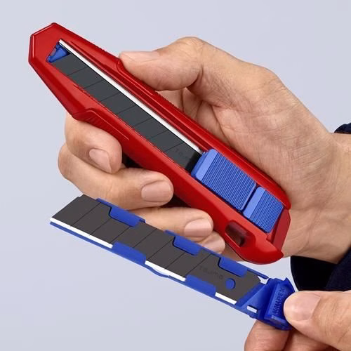 Cuttermesser CutiX® Klingenbreite 18mm Länge 165mm Magnesium KNIPEX