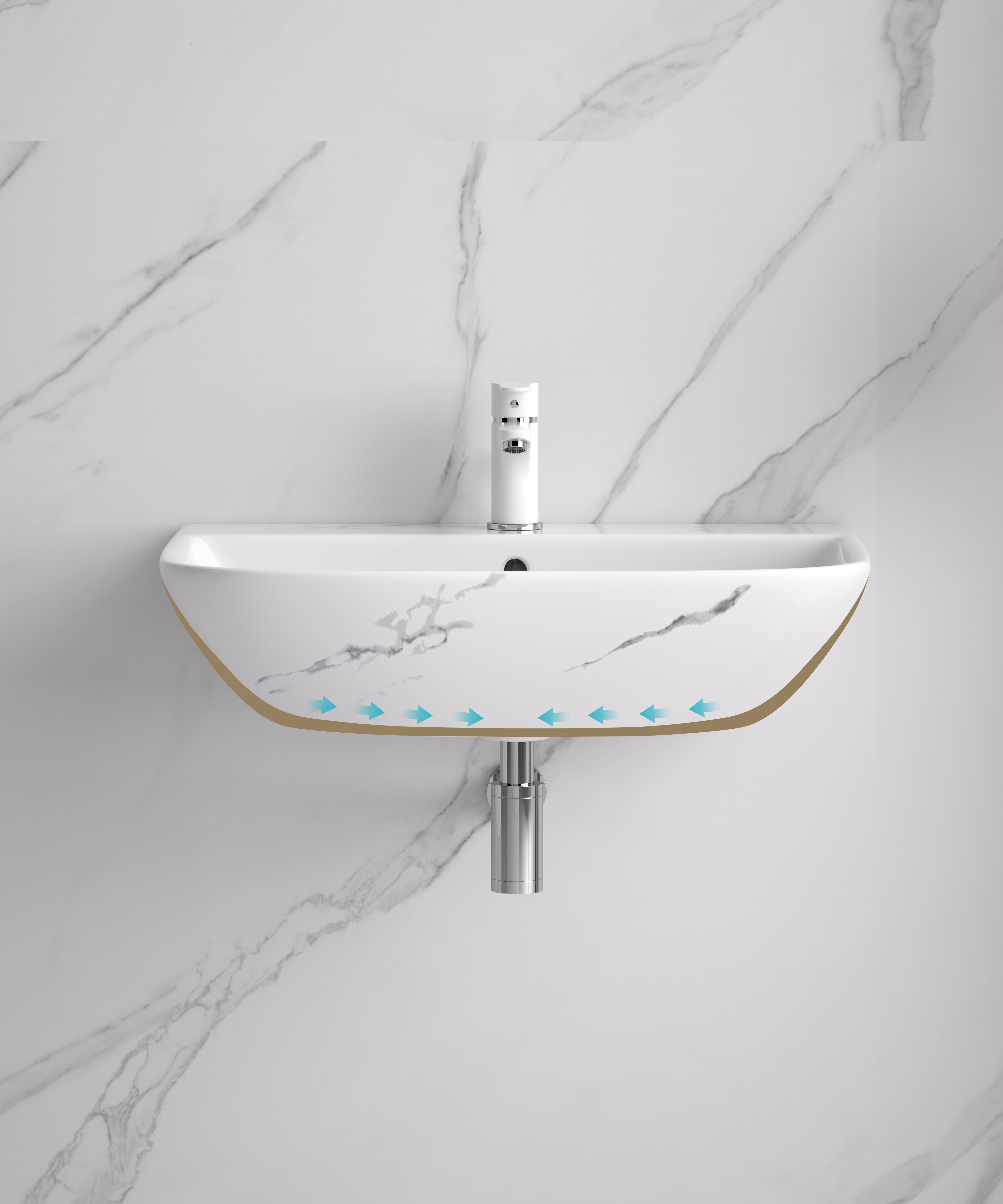 sanicomfort Waschbecken Rivo aus der Kategorie Waschbecken und Waschtische mit der Teilenummer 1280775