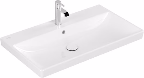 Schrankwaschtisch Avento 800 x 470 mm, für 3-Loch Armatur geeigne weiß Alpin weiß VILLEROY & BOCH aus der Kategorie Waschbecken und Waschtische mit der Teilenummer 6000680480