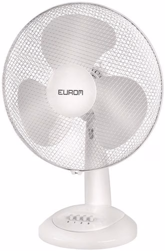 Tischventilator Ø 40 cm Höhe 555 mm 220-240 V50 Hz 45 W Weiß EUROM aus der Kategorie Gewerbe Ventilatoren mit der Teilenummer 4000896655