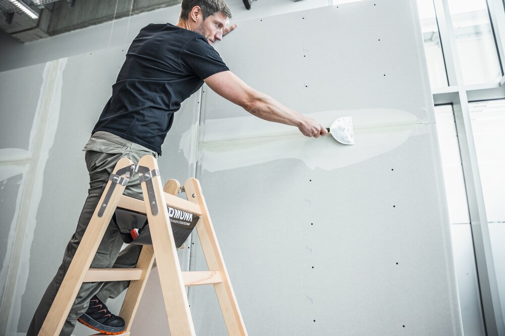 Milieubild 3817344 Munk Stufen-Stehleiter Holz 2x3 Stufen